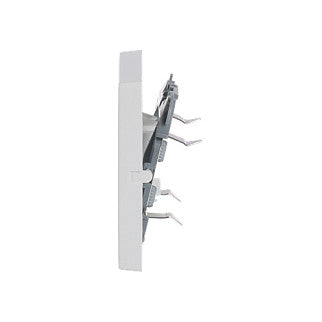 BUSCH JAEGER BJ 1789-84 Abdeck.f.Aus-Wechsel-Kreuz- Kontroll-Schalter future linear sws