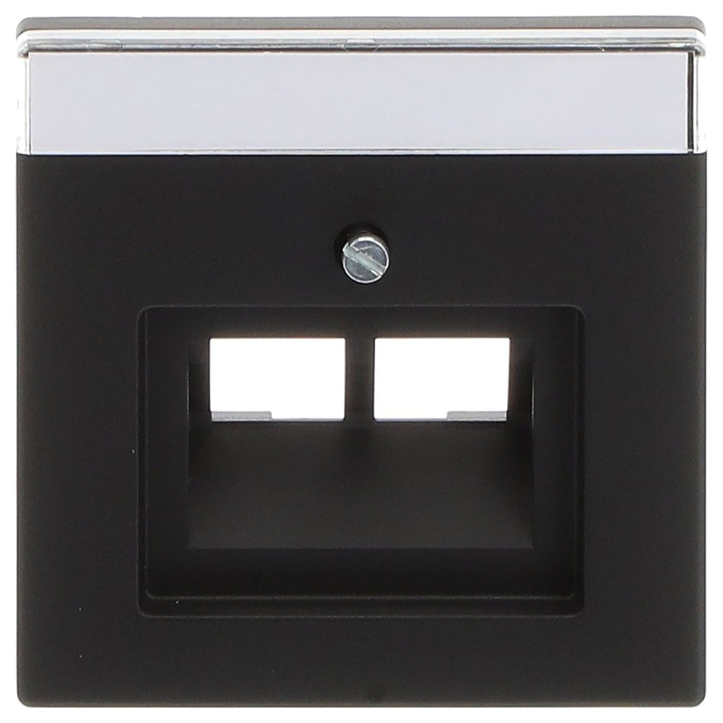 BUSCH JAEGER BJ 1803-02-885 Abdeck.f.UAE-Anschluss- Dosen 2f future linear schwarz