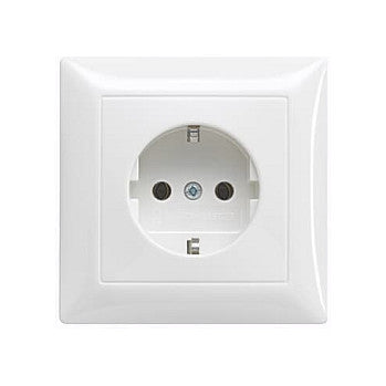 BUSCH JAEGER BJ 20 EUJ-914 SCHUKO UP-Steckdose alpinweiß Busch-balance SI Steckdosen