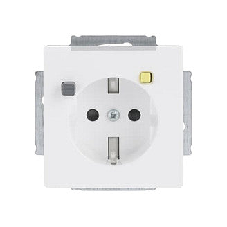 BUSCH JAEGER BJ 3120 EUCB-84 FI-SCHUKOMAT SCHUKO Einsatz studioweiß Sicherheitstechnik