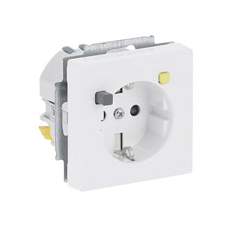 BUSCH JAEGER BJ 3120 EUCB-84 FI-SCHUKOMAT SCHUKO Einsatz studioweiß Sicherheitstechnik