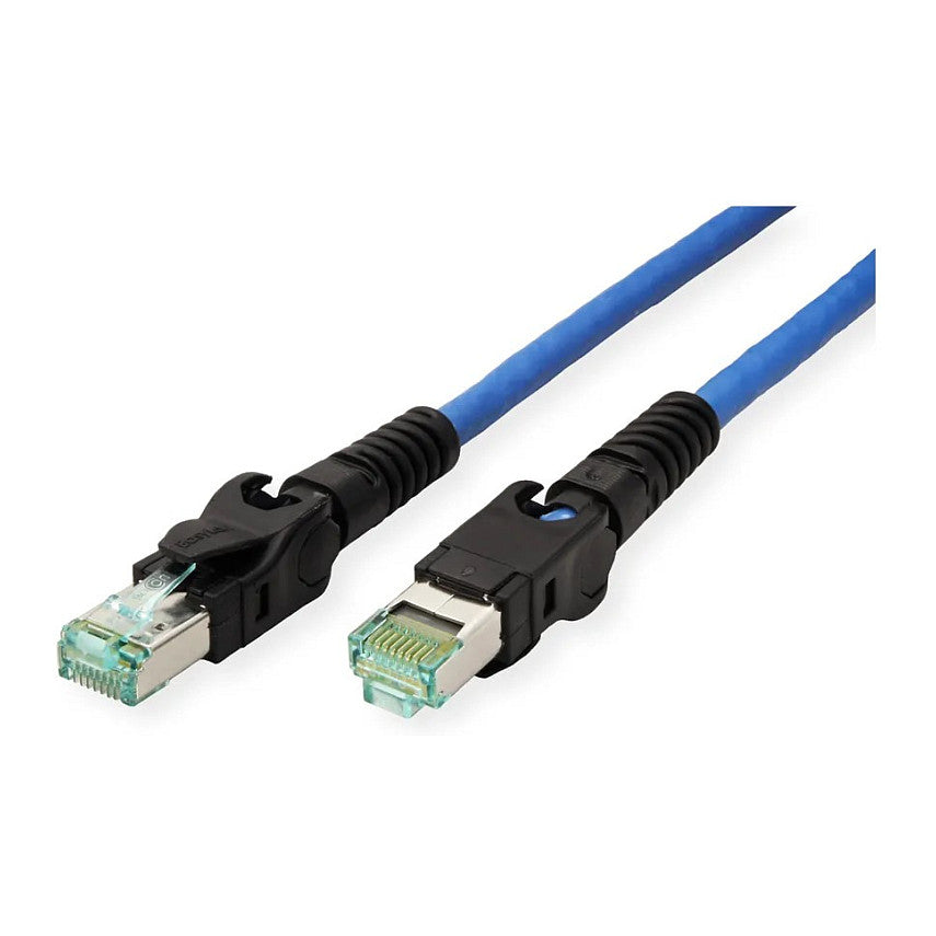 EASYLAN VarioBoot Patchkabel Kat.6A S/FTP blau 1m
