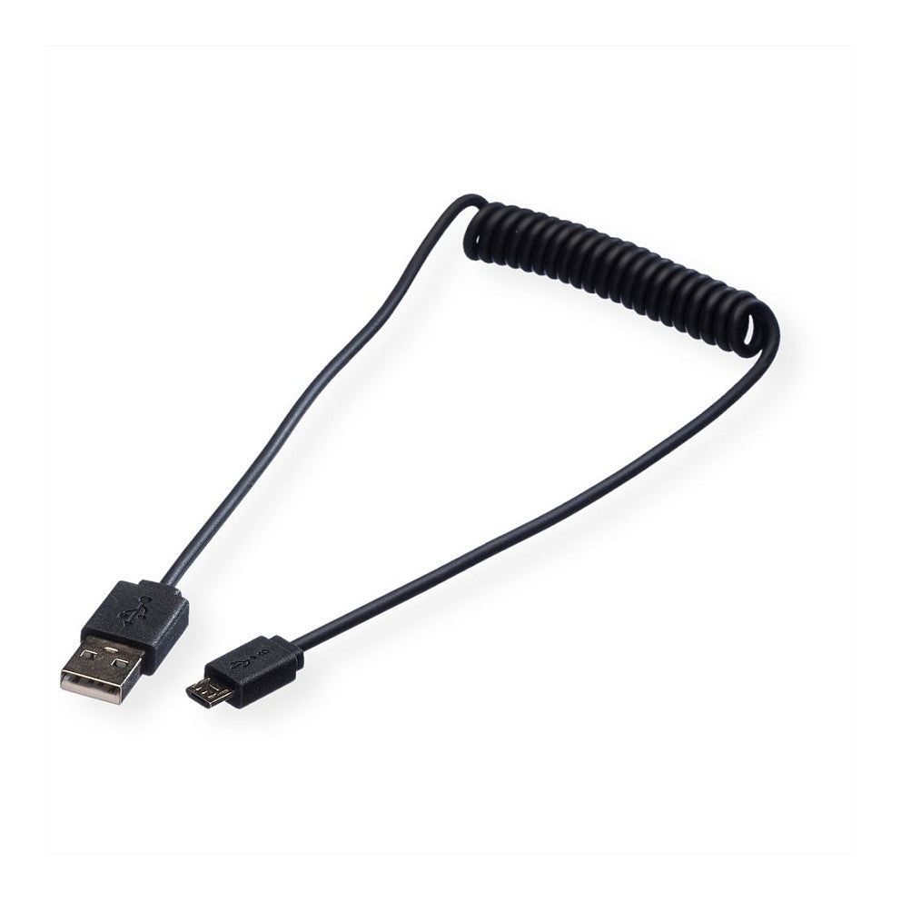 ROLINE USB2.0 SPIRALKABEL A-MICROB