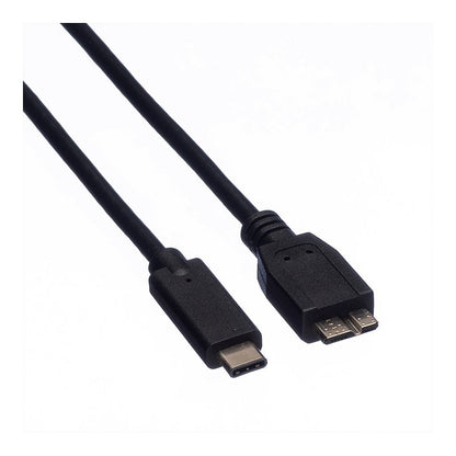 ROLINE USB 3.2 Gen 1 Kabel C-Micro B ST/ST schwarz 1m