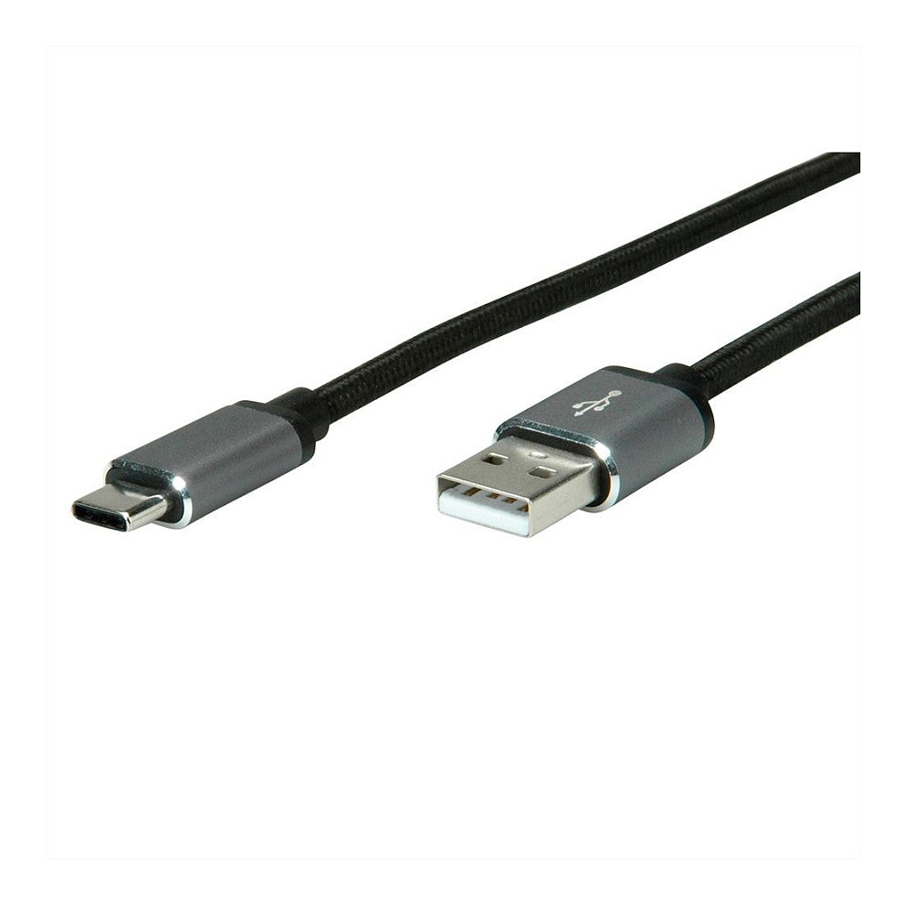 ROLINE USB2.0 KABEL C-A SLBR-SW 1 8M