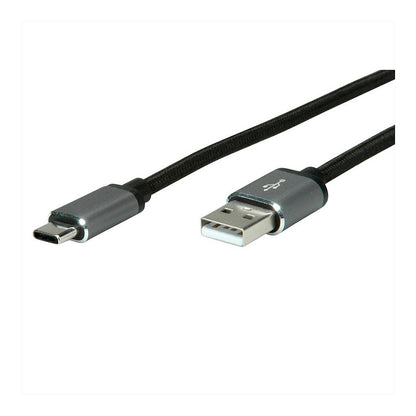 ROLINE USB2.0 KABEL C-A SLBR-SW 0 8M