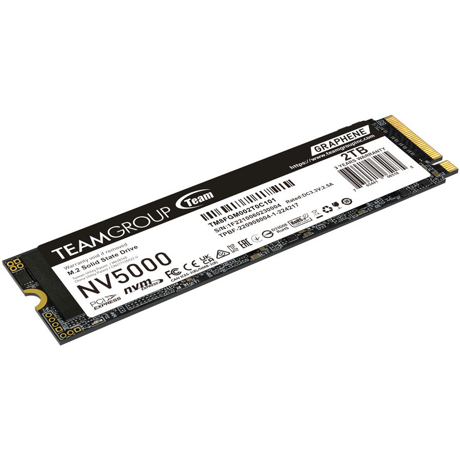 M.2 Teamgroup 2TB NV5000 TM8FGM002T0C101 PCIe M.2 PCIe 4.0 x4