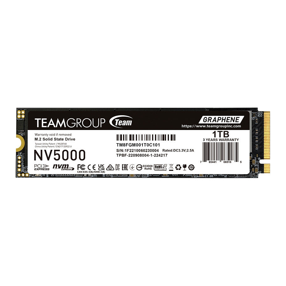 M.2 Teamgroup 1TB NV5000 TM8FGM001T0C101 PCIe M.2 PCIe 4.0 x4