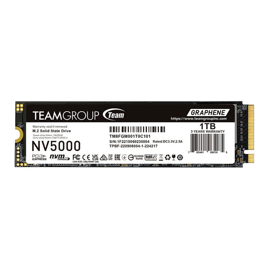 M.2 Teamgroup 1TB NV5000 TM8FGM001T0C101 PCIe M.2 PCIe 4.0 x4