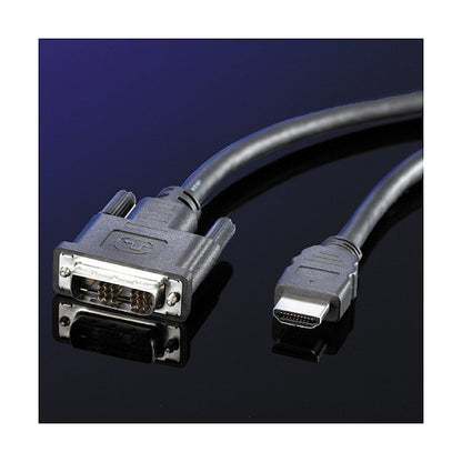 ROLINE DVI KABEL.DVI-HDMI.2M