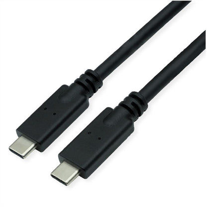ROLINE USB 3.2 Gen 2 kompatibles Kabel C-C ST/ST 10Gbit/s Emark 85W schwarz 7m
