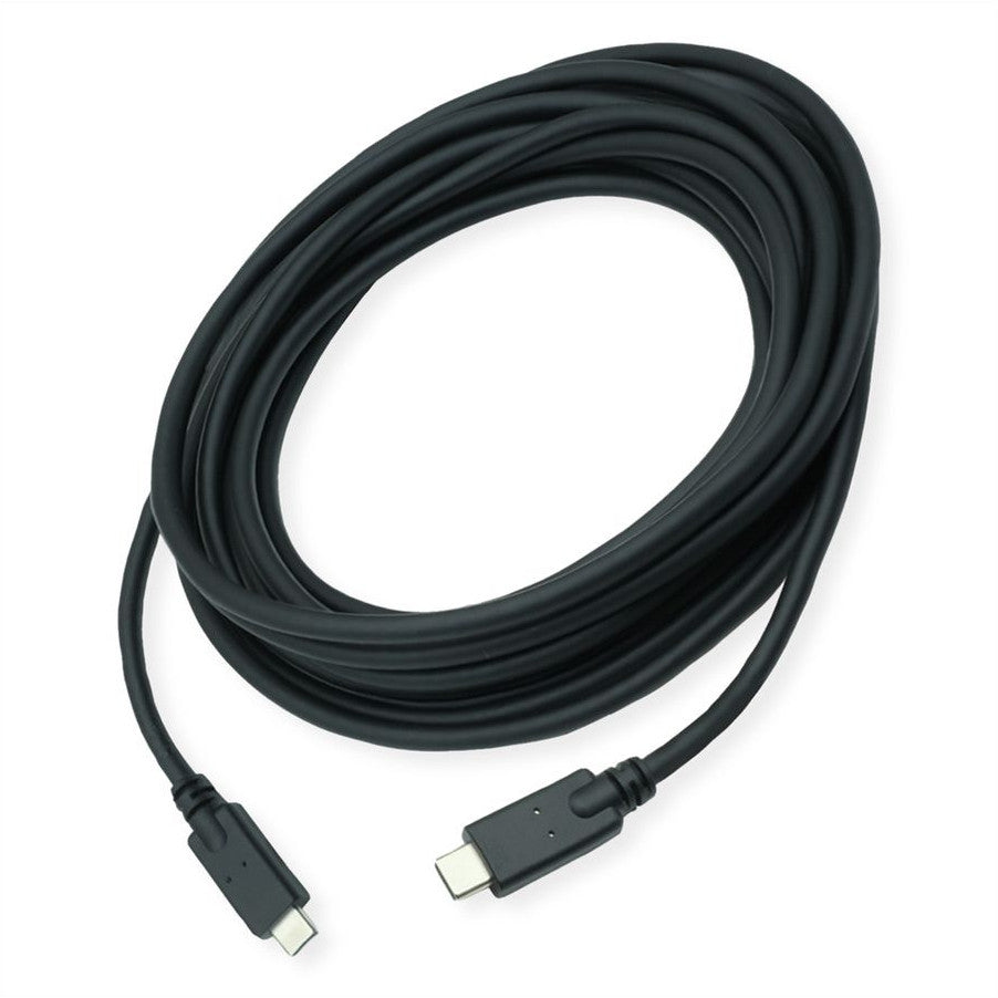ROLINE USB 3.2 Gen 2 kompatibles Kabel C-C ST/ST 10Gbit/s Emark 85W schwarz 7m