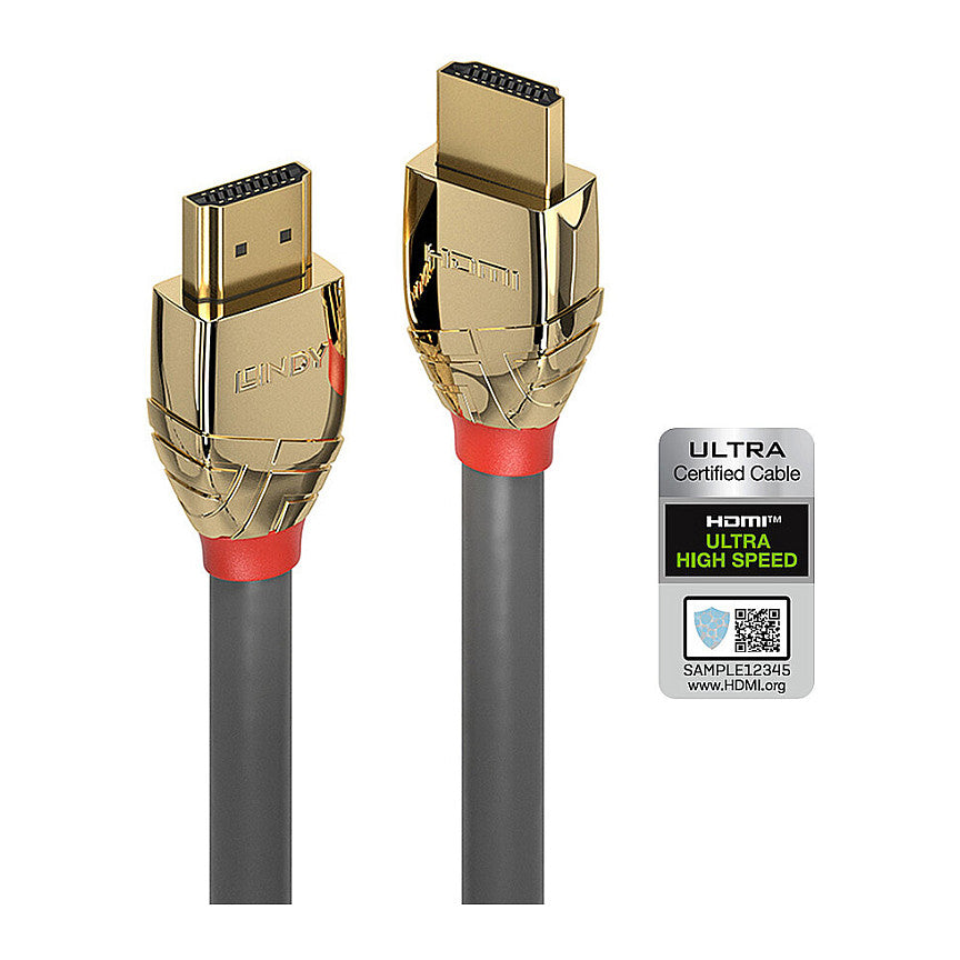 LINDY HDMI Kabel Ultra High Speed 2m, Gold Line
