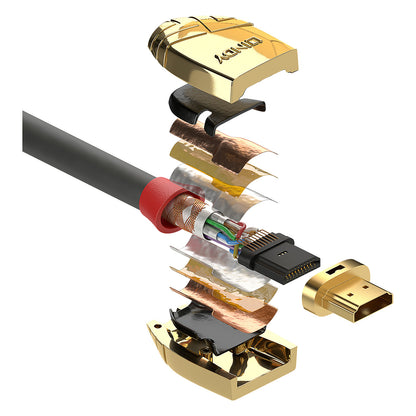 LINDY HDMI Kabel 4K60Hz Gold Line 15m