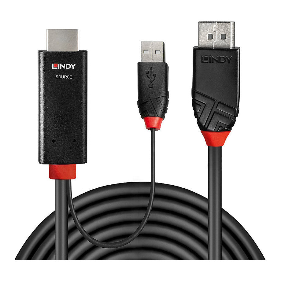 LINDY HDMI an DisplayPort Adapterkabel 2m