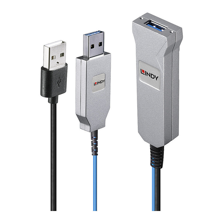 LINDY 30m Fibre Optic USB 3.0 Kabel