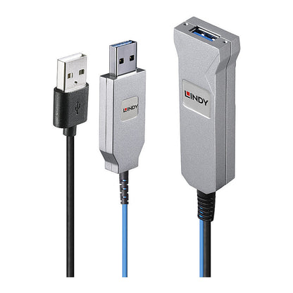 LINDY 30m Fibre Optic USB 3.0 Kabel