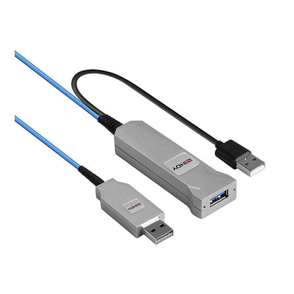 LINDY 30m Fibre Optic USB 3.0 Kabel