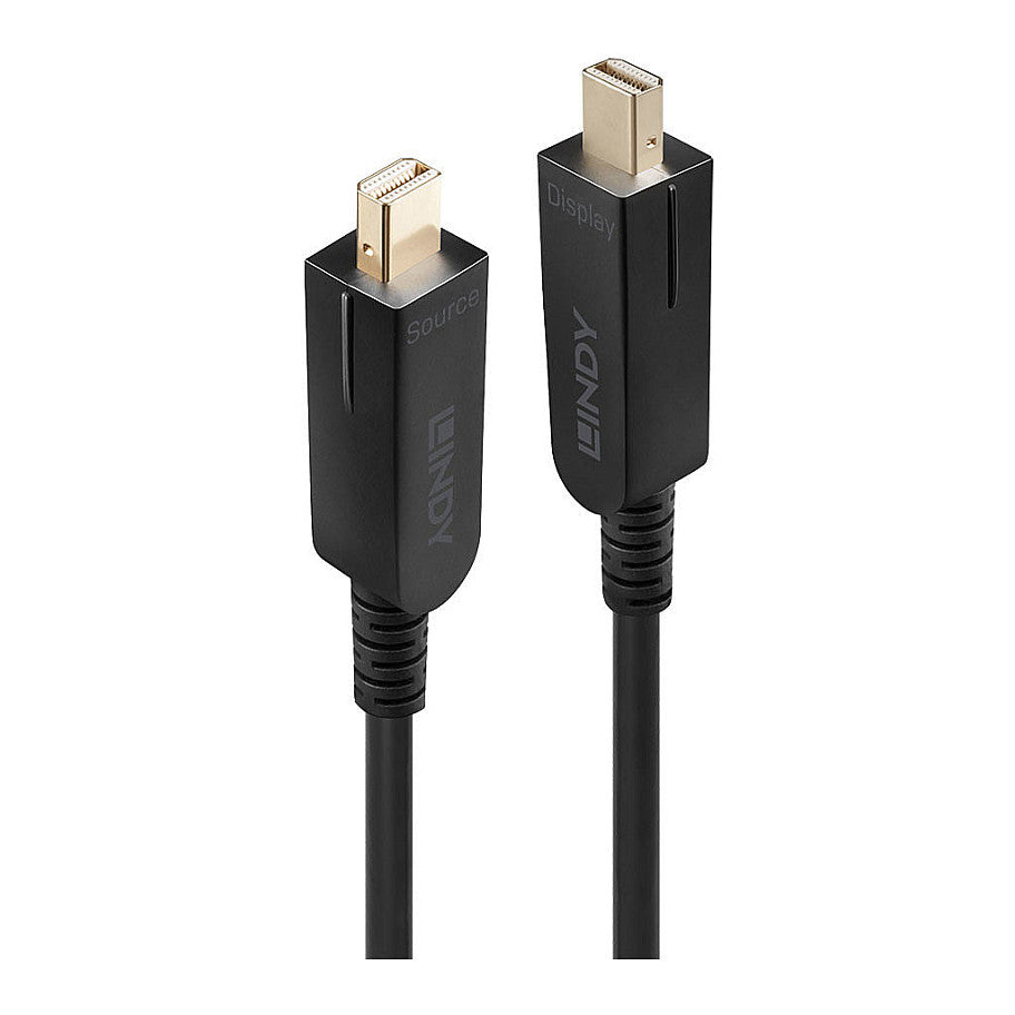 LINDY DisplayPort Fibre Optic Hybrid 1.4 Kabel 20m