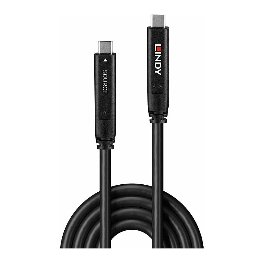 LINDY USB 3.2 Gen 2 & DP 1.4 Typ C Hybridkabel 10m