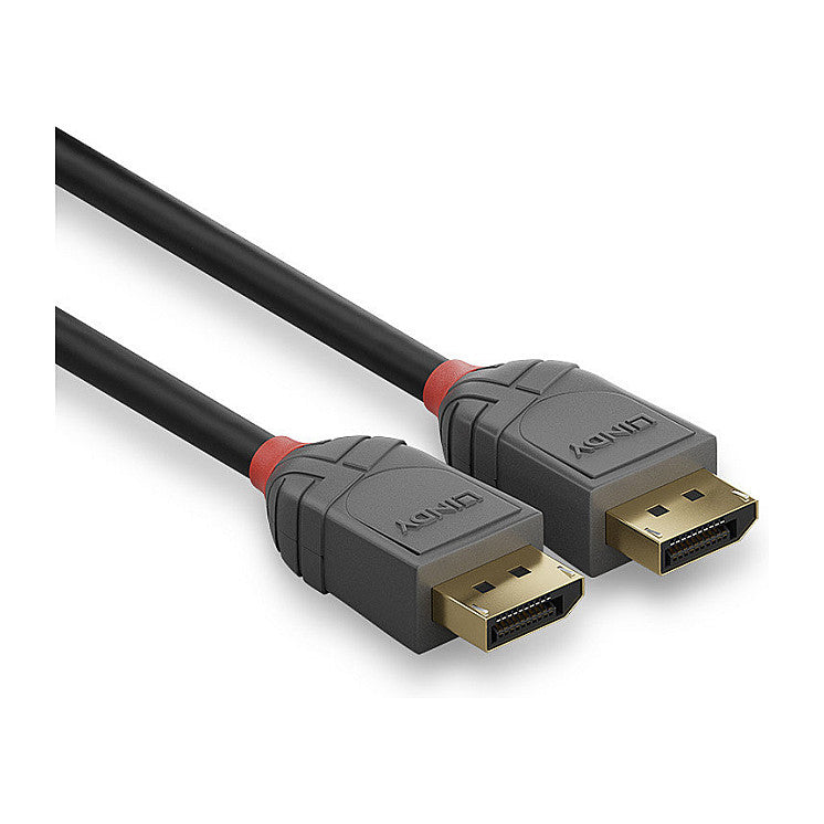 LINDY DisplayPort 1.4 Kabel Anthra Line 5m