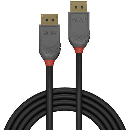 LINDY DisplayPort 1.4 Kabel Anthra Line 2m St/St A/B schwarz