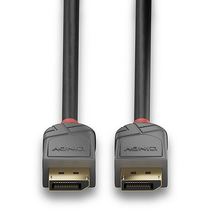 LINDY DisplayPort 1.4 Kabel Anthra Line 2m St/St A/B schwarz