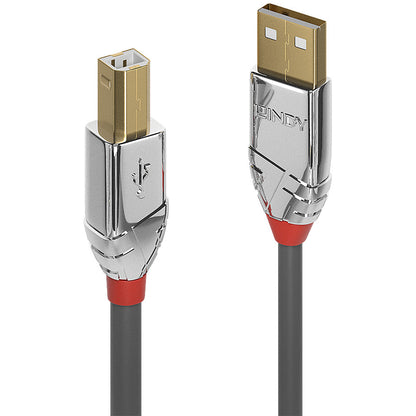 LINDY 2m USB 2.0 Typ A an B Kabel Cromo Line 480 Mbit/s