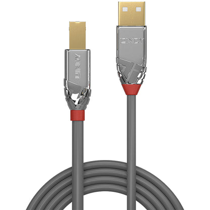 LINDY 2m USB 2.0 Typ A an B Kabel Cromo Line 480 Mbit/s