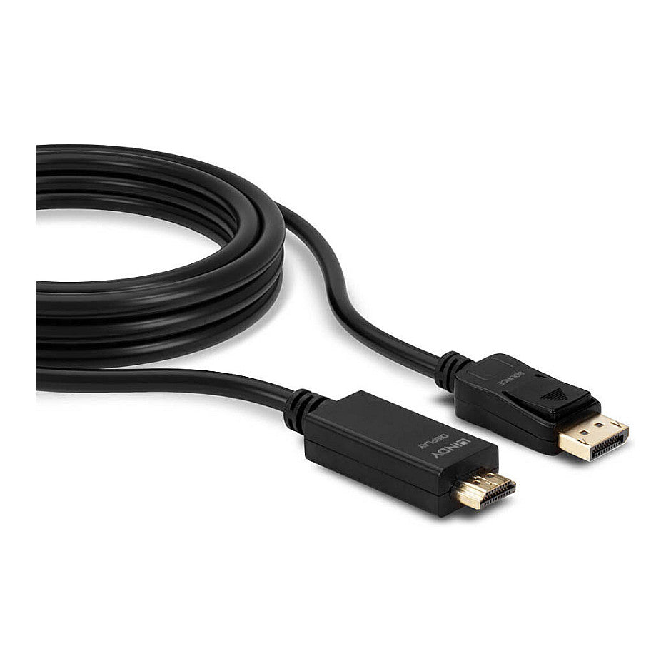 LINDY DisplayPort an HDMI Kabel 4K30 (DP: passiv) 5m