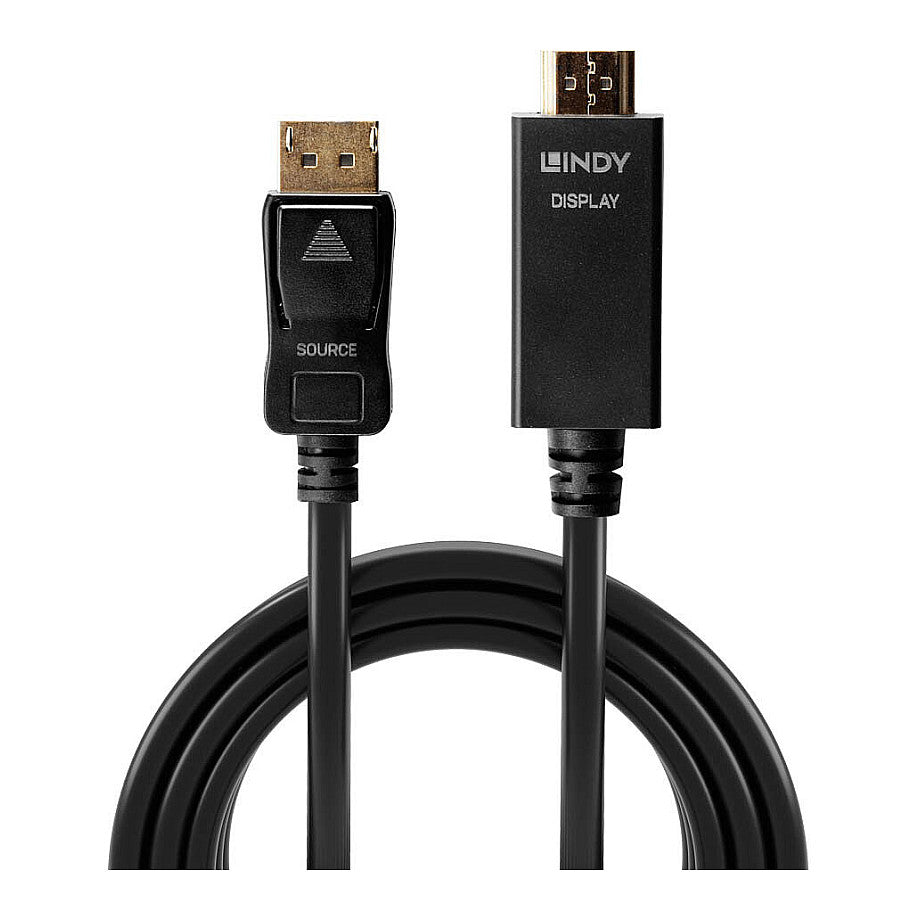 LINDY DisplayPort an HDMI Kabel 4K30 (DP: passiv) 3m