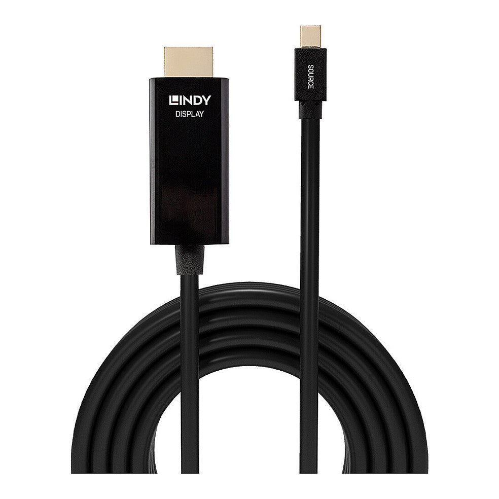 LINDY Mini-DisplayPort an HDMI Kabel 4K30 (DP: passiv) 3m