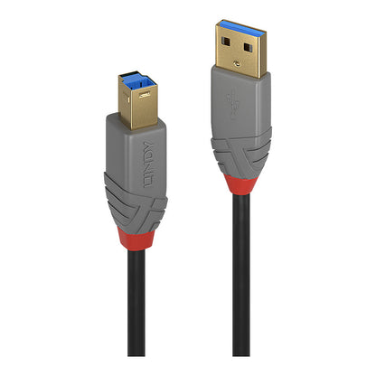 LINDY USB 3.0 Kabel Typ A/B Anthra Line M/M 3m