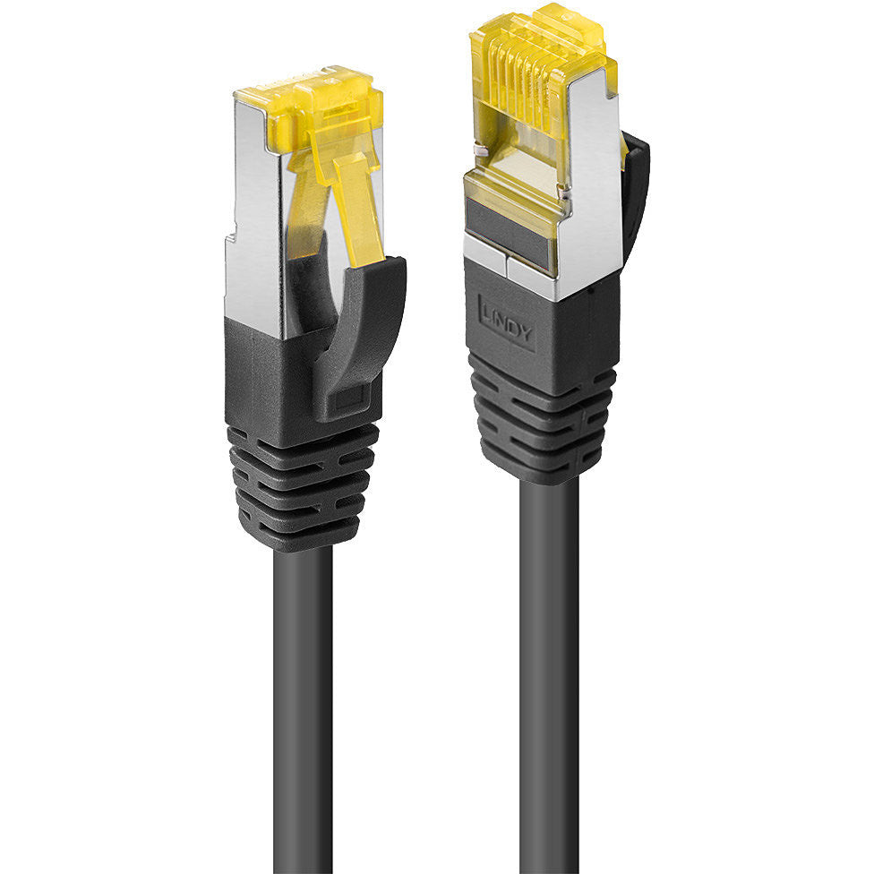 LINDY Patchkabel Cat6A S/FTP LSOH Cat7 Rohkabel schw. 3.00m