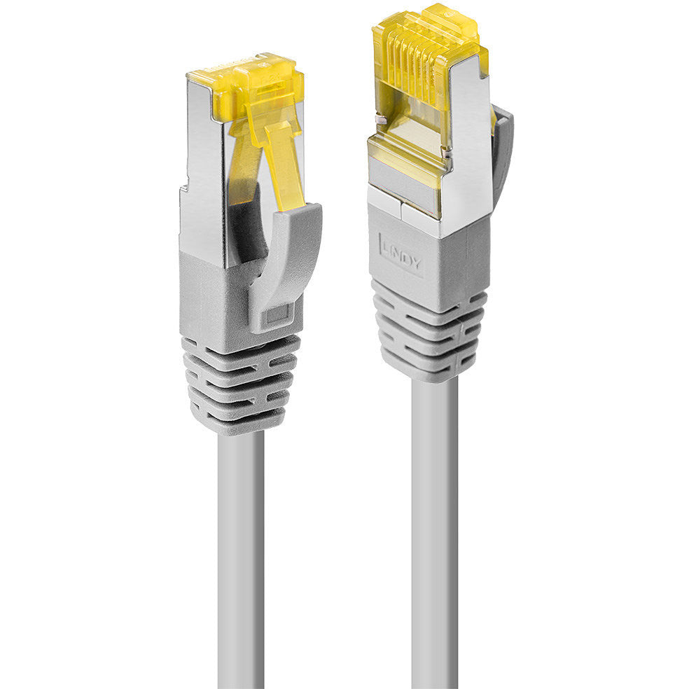 LINDY Patchkabel Cat6A S/FTP LSOH Cat7 Rohkabel grau 3.00m