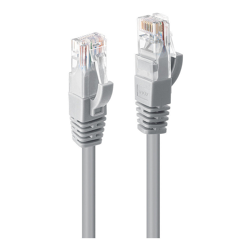 LINDY Patchkabel Cat6 U/UTP grau 5.00m