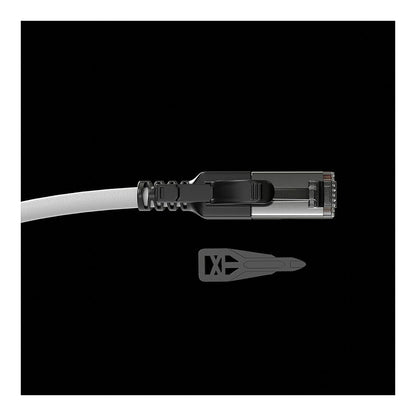 LINDY Patchkabel Cat.6A S/FTP grau 3m verriegelbar