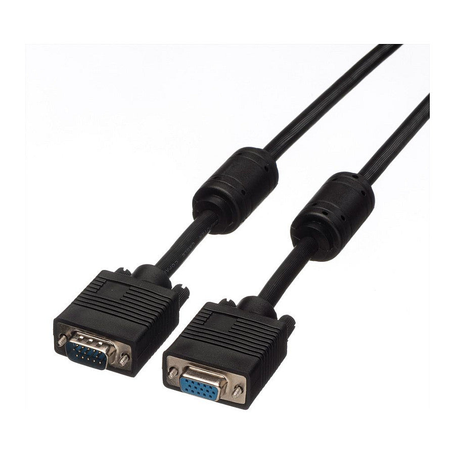 ROLINE VGA-Kabel HD15 ST - BU mit Ferritkern 3m