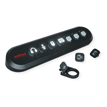 ROLINE USB 3.2 Gen 1 Hub, 7fach, austauschbare Tasten, Typ-A-Anschlusskabel