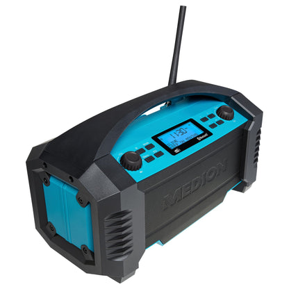 Medion MD 43320 DAB+ Baustellen-Radio blau / schwarz