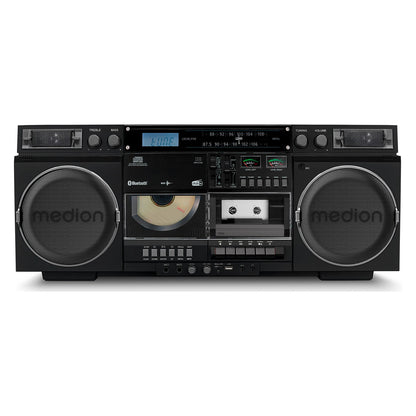 Medion LIFE® P66538 Retro-Boombox schwarz
