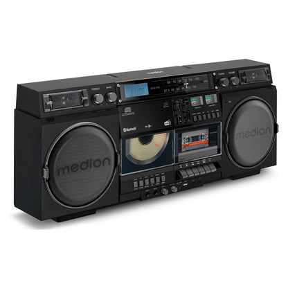 Medion LIFE® P66538 Retro-Boombox schwarz