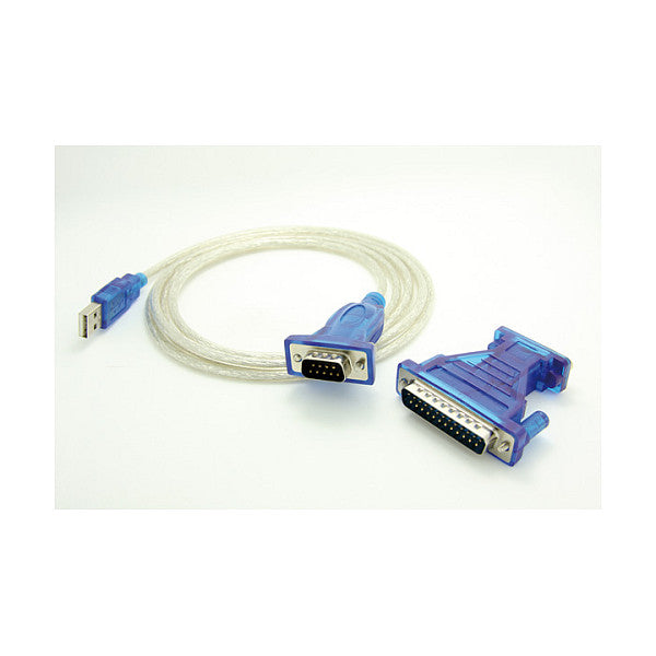 VALUE Konverter-Kabel USB-seriell trkis 1,8m