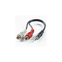 3.5MM/CINCH (2XBU) KABEL02M