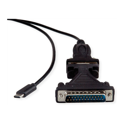 VALUE USB - Seriell Konverter-Kabel Typ C - RS232 schwarz 1,8m