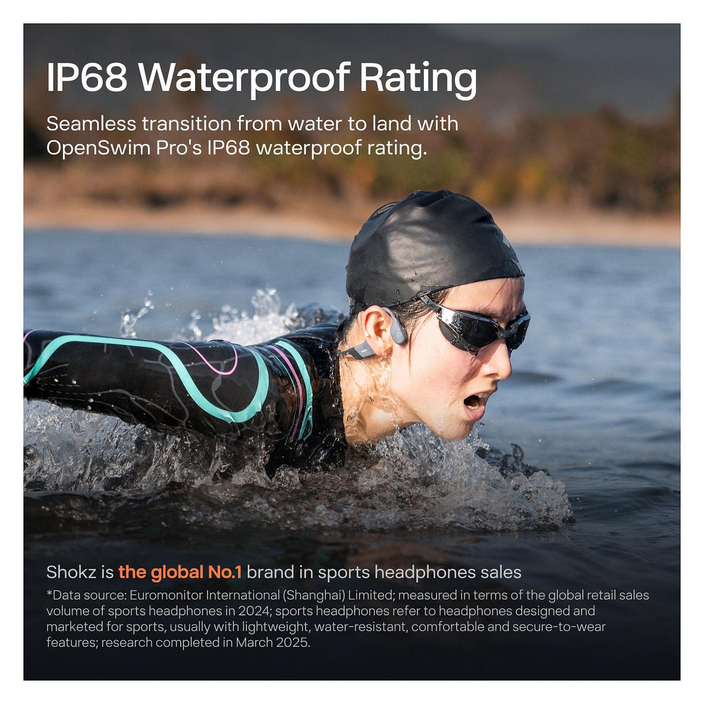 Shokz OpenSwim Pro Grey S711