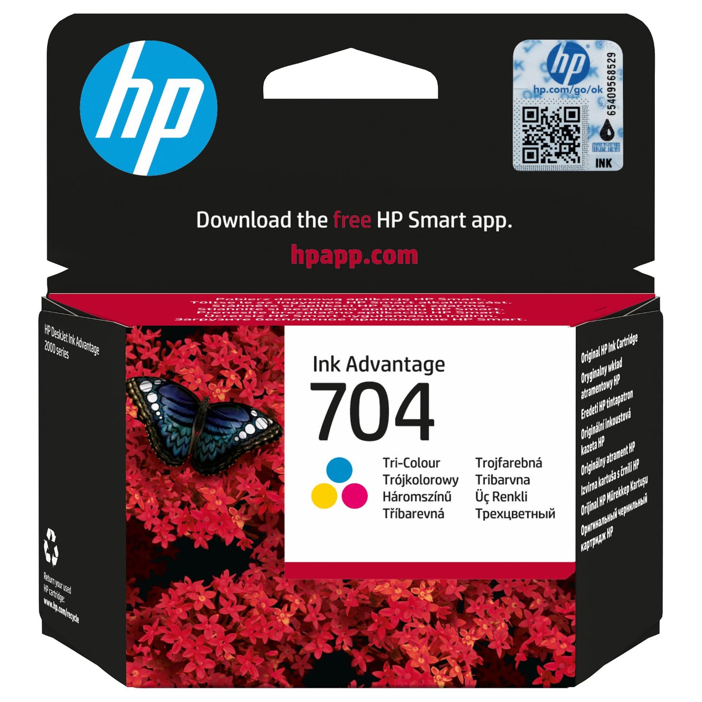 HP 704 Dreifarbig Tintenpatrone