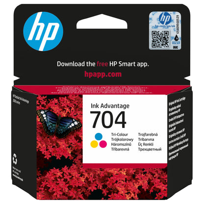 HP 704 Dreifarbig Tintenpatrone