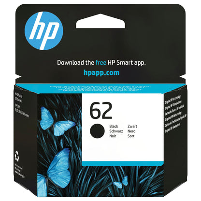 HP 62 BLACK ORIGINAL INK