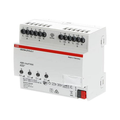 ABB UD/S4.210.2.1 LED-Dimmer 4 x 210 W/VA. Busch-Installationsbus KNX REG-Univer